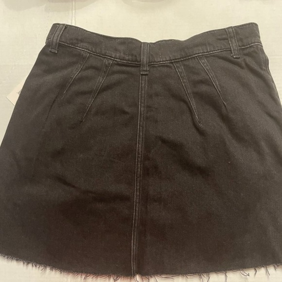 NWT Free People Women's Night Cosmico Flirt A-Line Denim Mini Skirt Size 30 - Picture 9 of 11